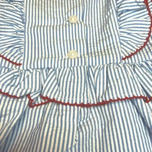 GOOD LAD BABY GIRL ROMPERS•SIZE6-9 MONTHS•SUMMER STRIPED ROMPER•POLKA DO… - Picture 6 of 10